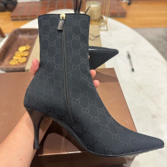 Gucci Canvas boots size 35 1/2 - Picture 8 of 16